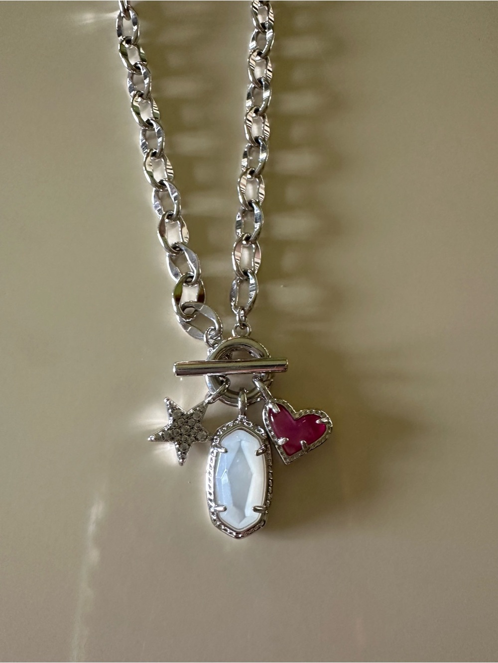 Kendra Scott Ari Heart & Ellie Charm Necklace